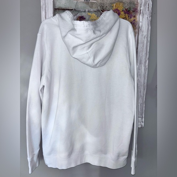 Under ARMOUR Women’s White Lg Loose Fit Hoodie Sweatshirt - Picture 2 of 6